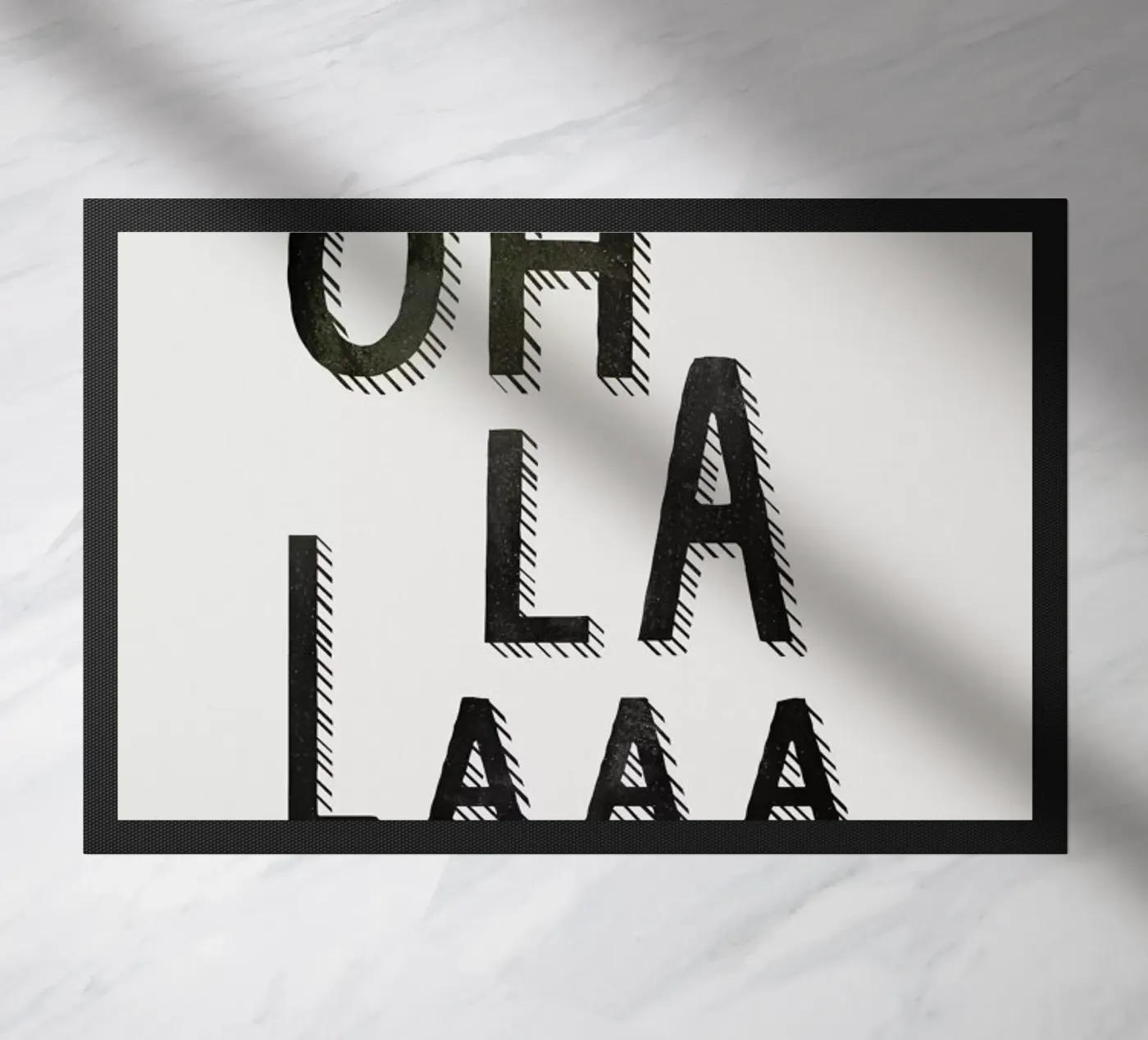 Oh La Laaa doormat by Kind of Style
