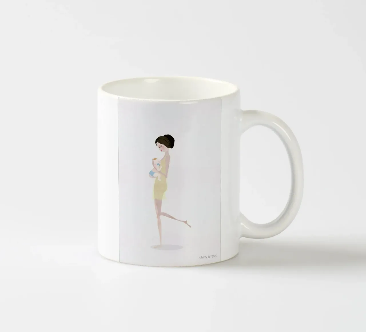 No More Waiting #5 tazza in ceramica da Mie Frey Damgaard