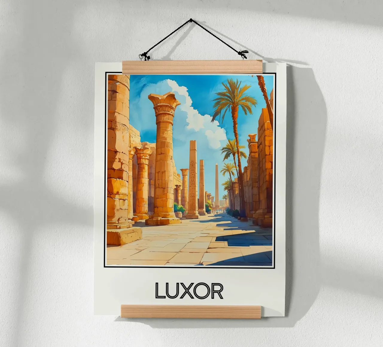 Luxor poster con telaio in alluminio da Frame the World