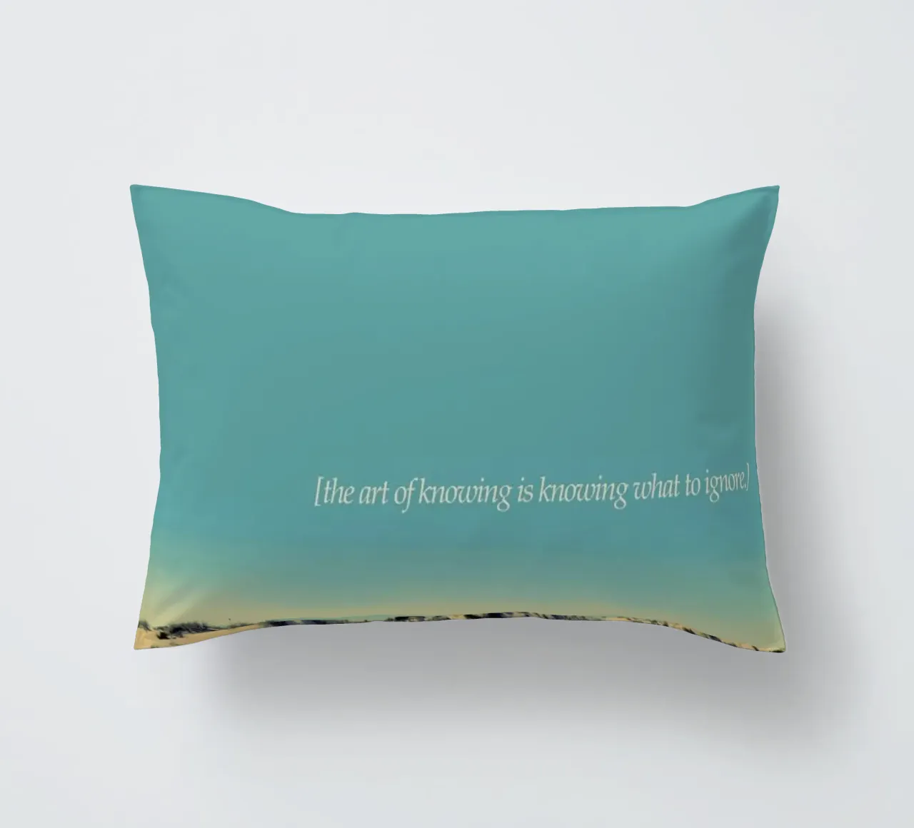 The Art Of Knowing cuscino da Kubistika
