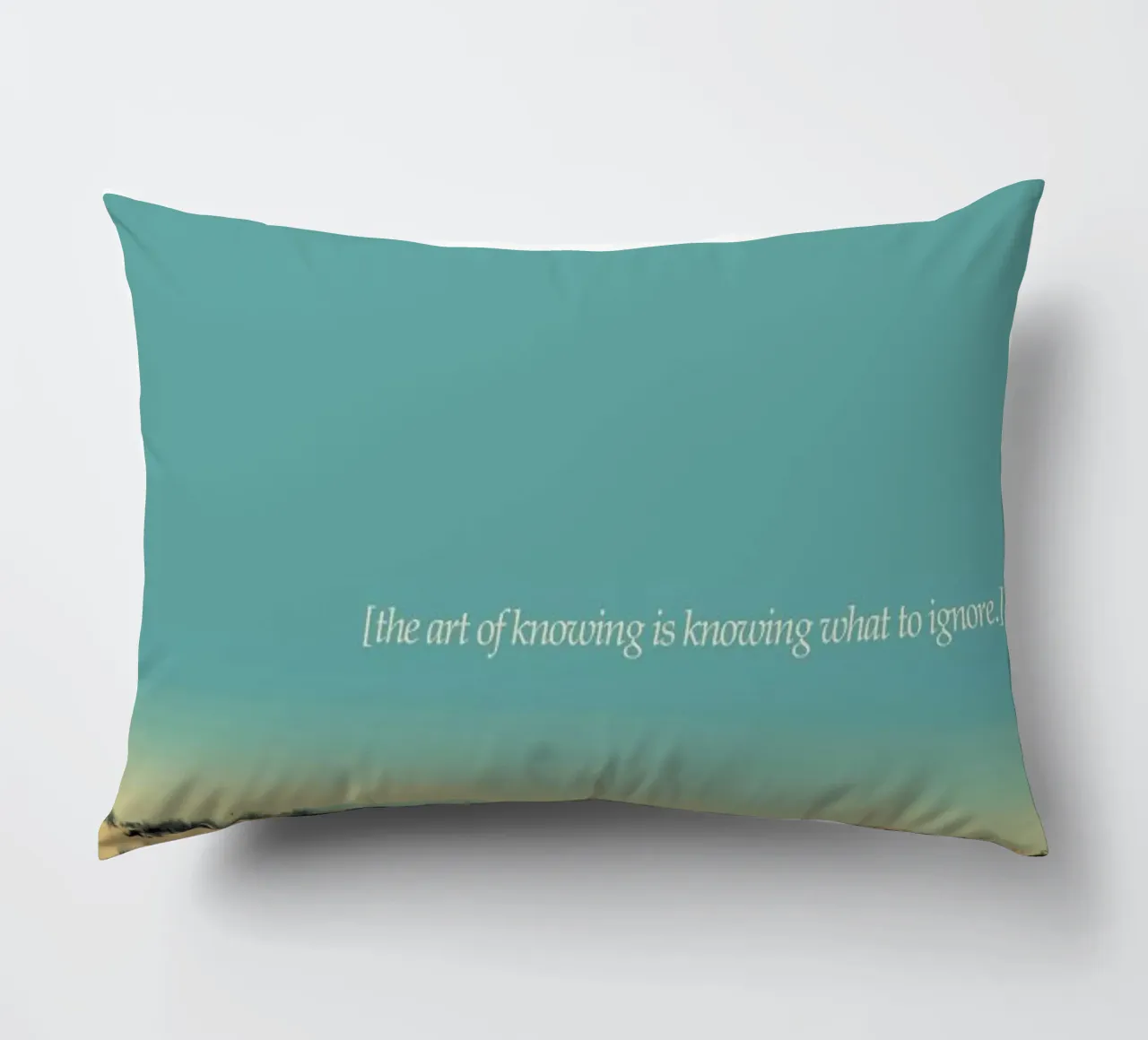 The Art Of Knowing cuscino da Kubistika