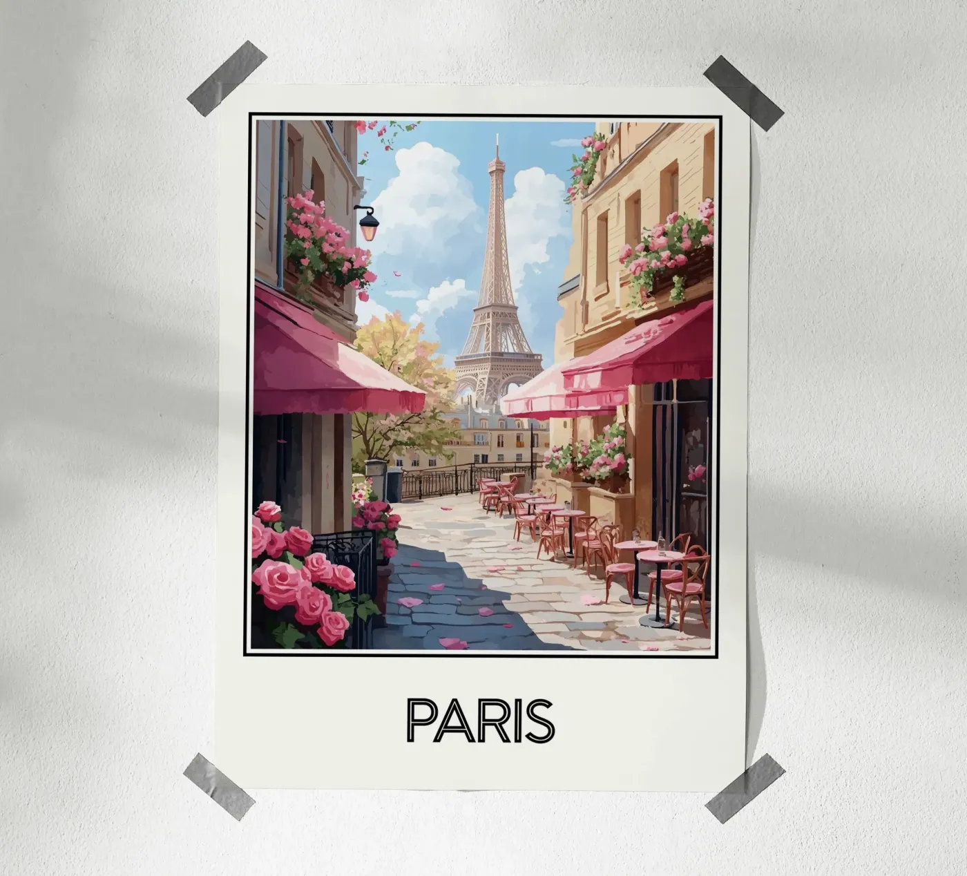 Poster Paris France poster by Frame the World