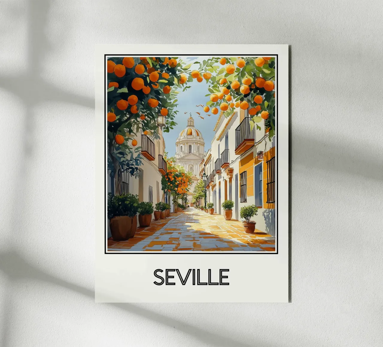 Siviglia alluminio dibond da Frame the World