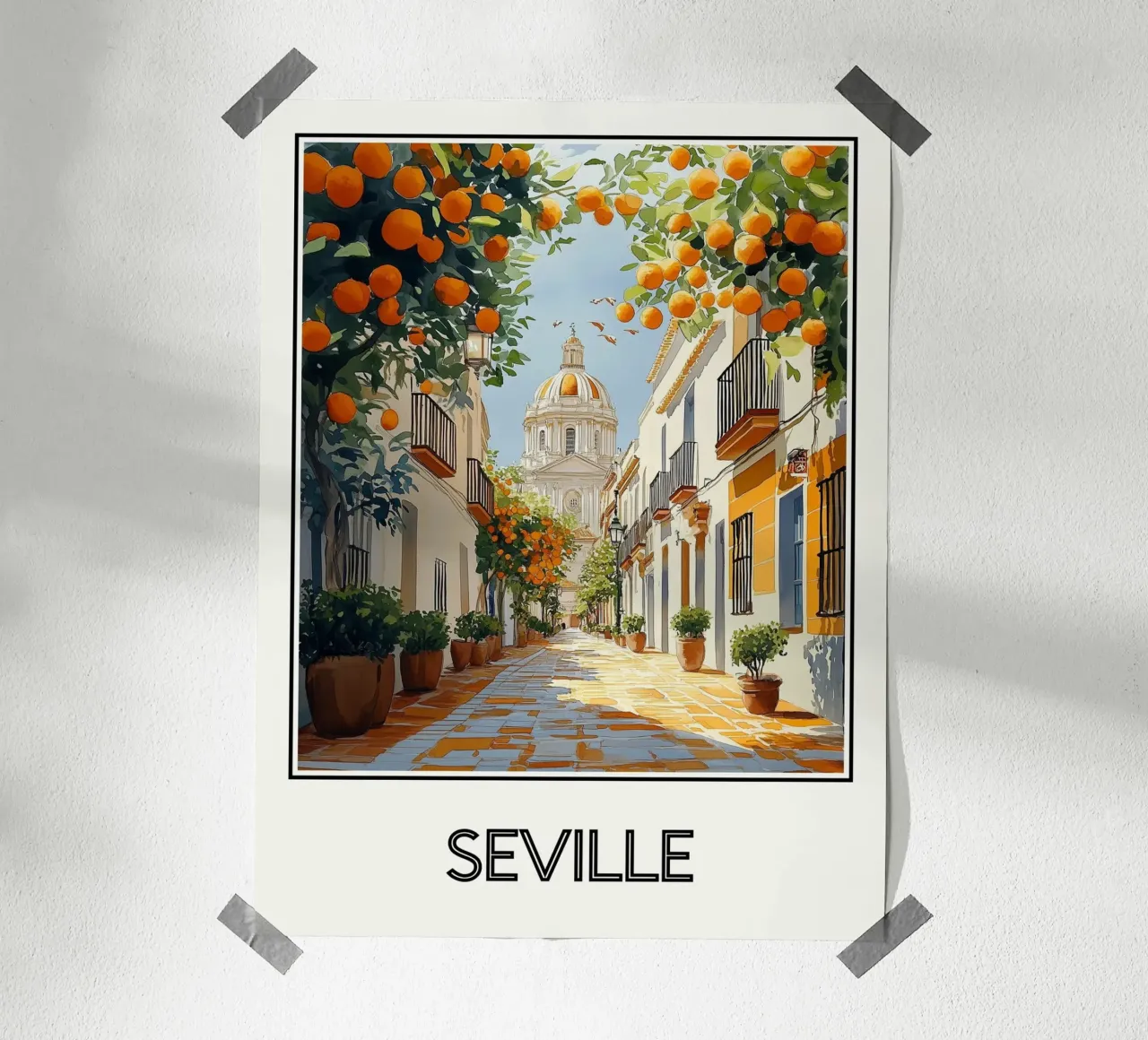 Siviglia carta hahnemühle da Frame the World