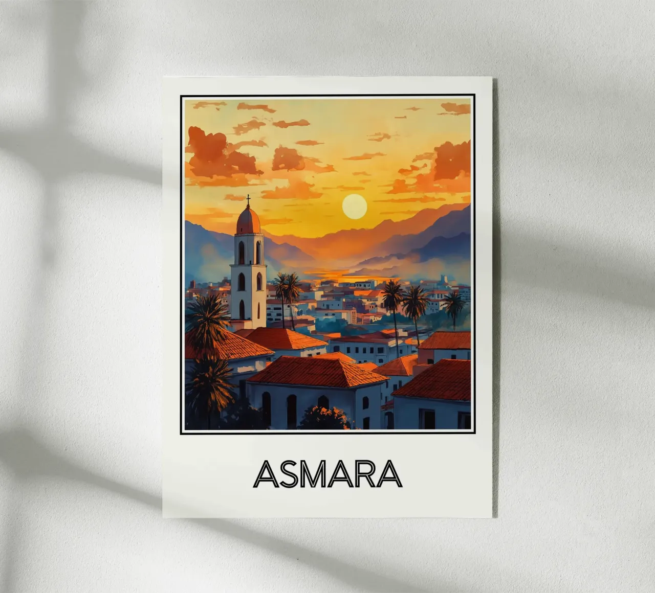 Asmara Eritrea cartel metacrilato de Frame the World