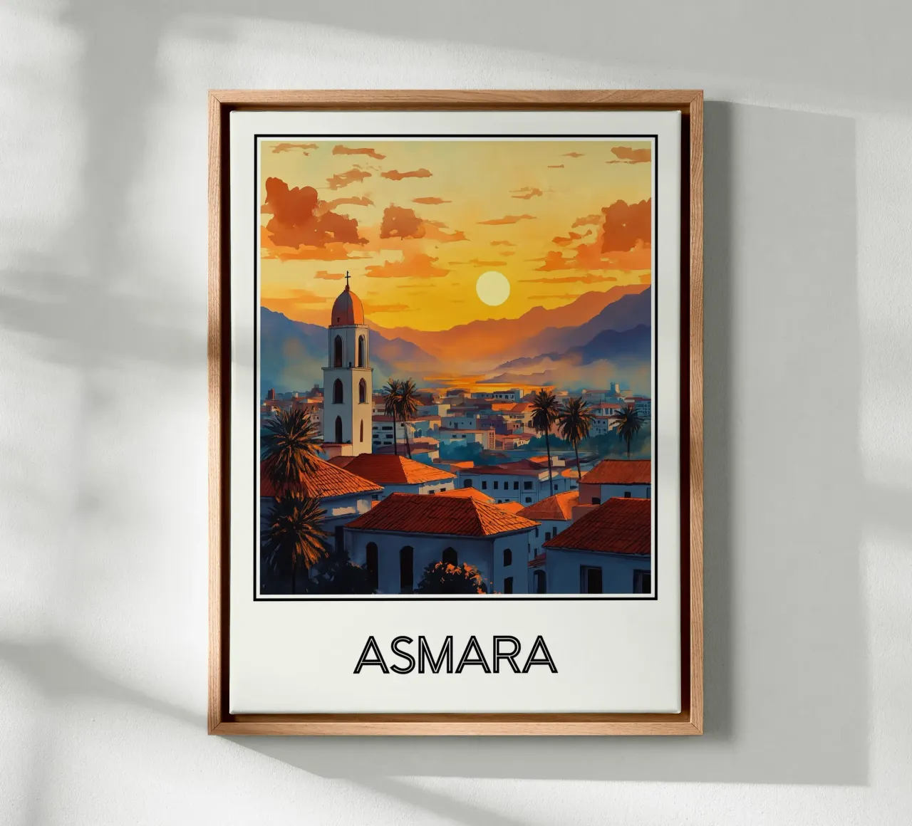 Asmara Eritrea poster canvas by Frame the World
