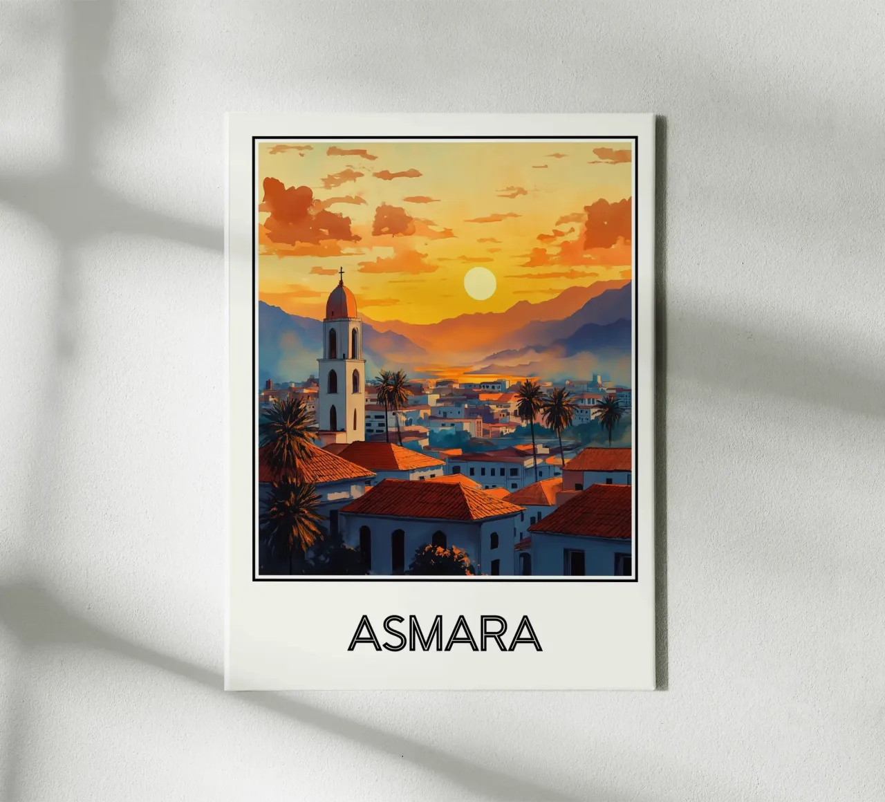 Asmara Eritrea poster canvas by Frame the World