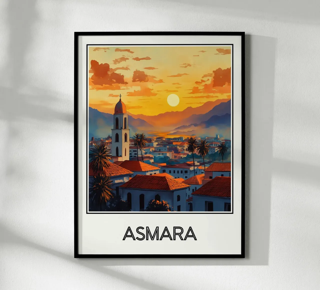 Poster Asmara Eritrea carta hahnemühle da Frame the World