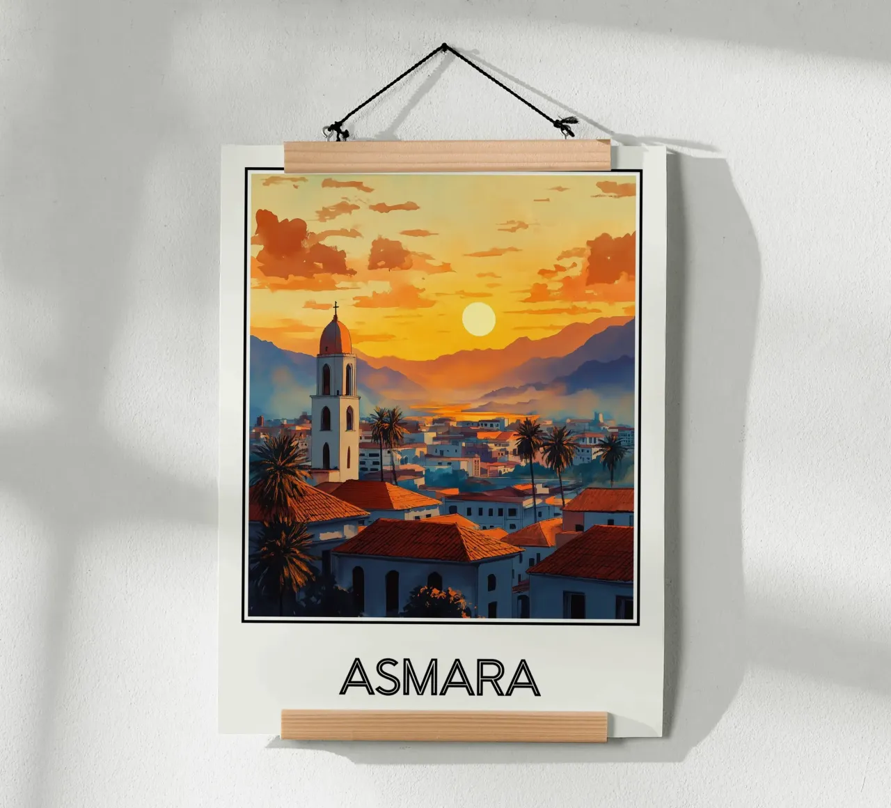 Poster Asmara Eritrea carta hahnemühle da Frame the World