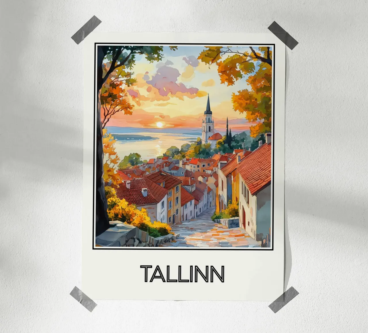Tallinn poster da Frame the World