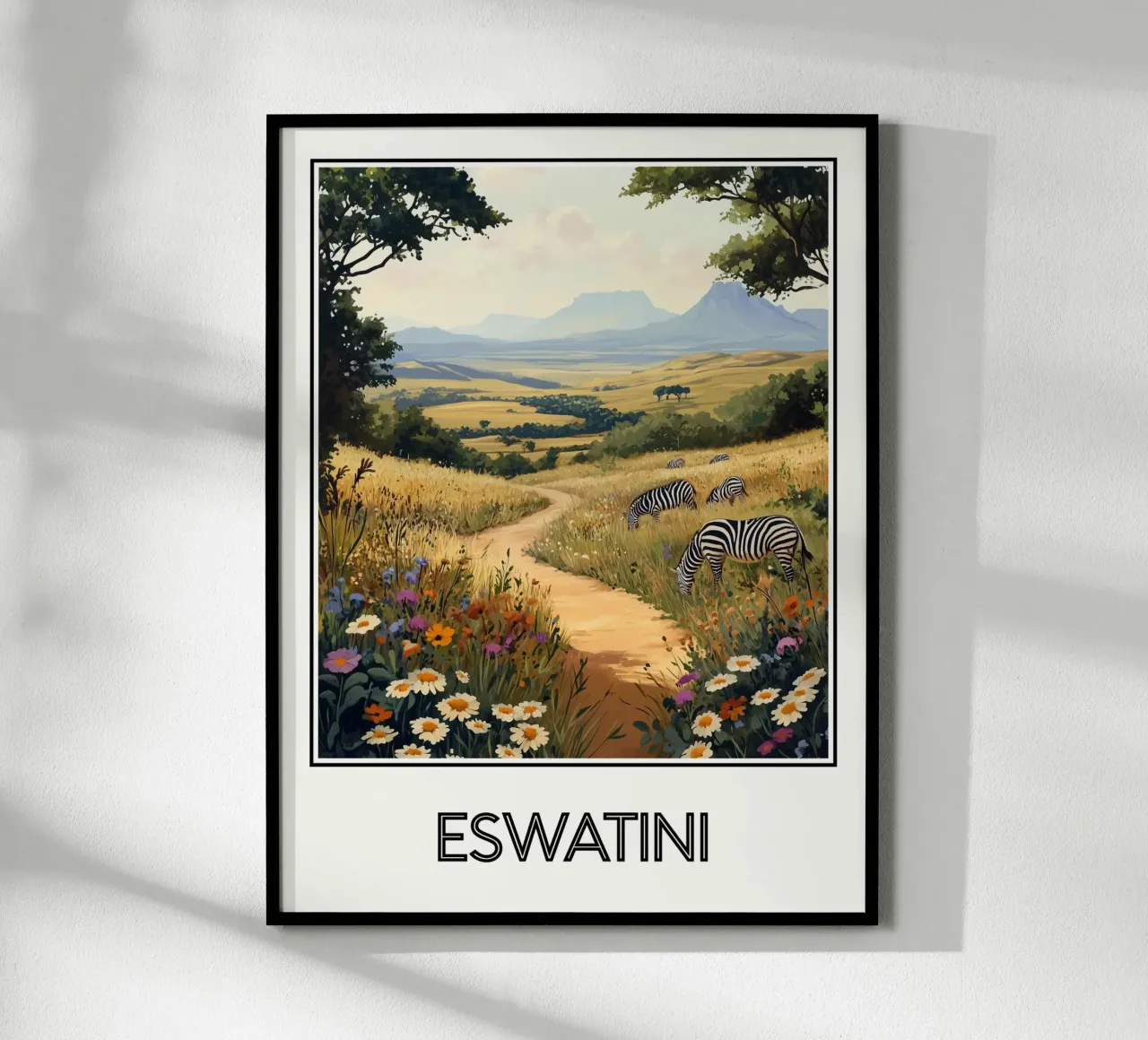 Eswatini poster da Frame the World