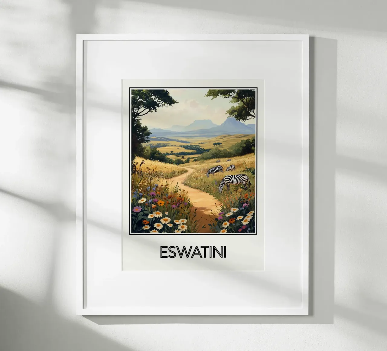 Eswatini poster da Frame the World