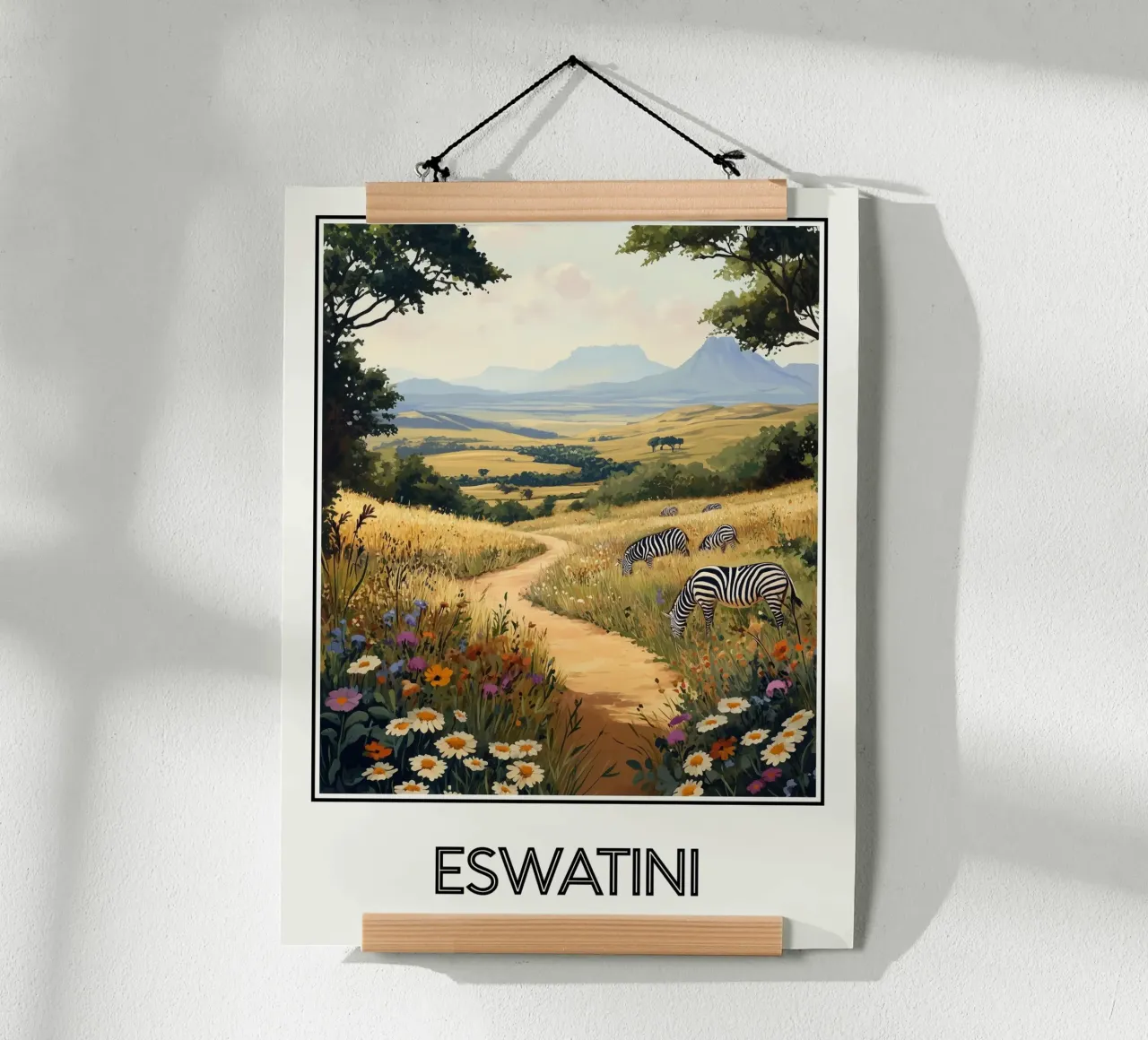 Eswatini poster da Frame the World