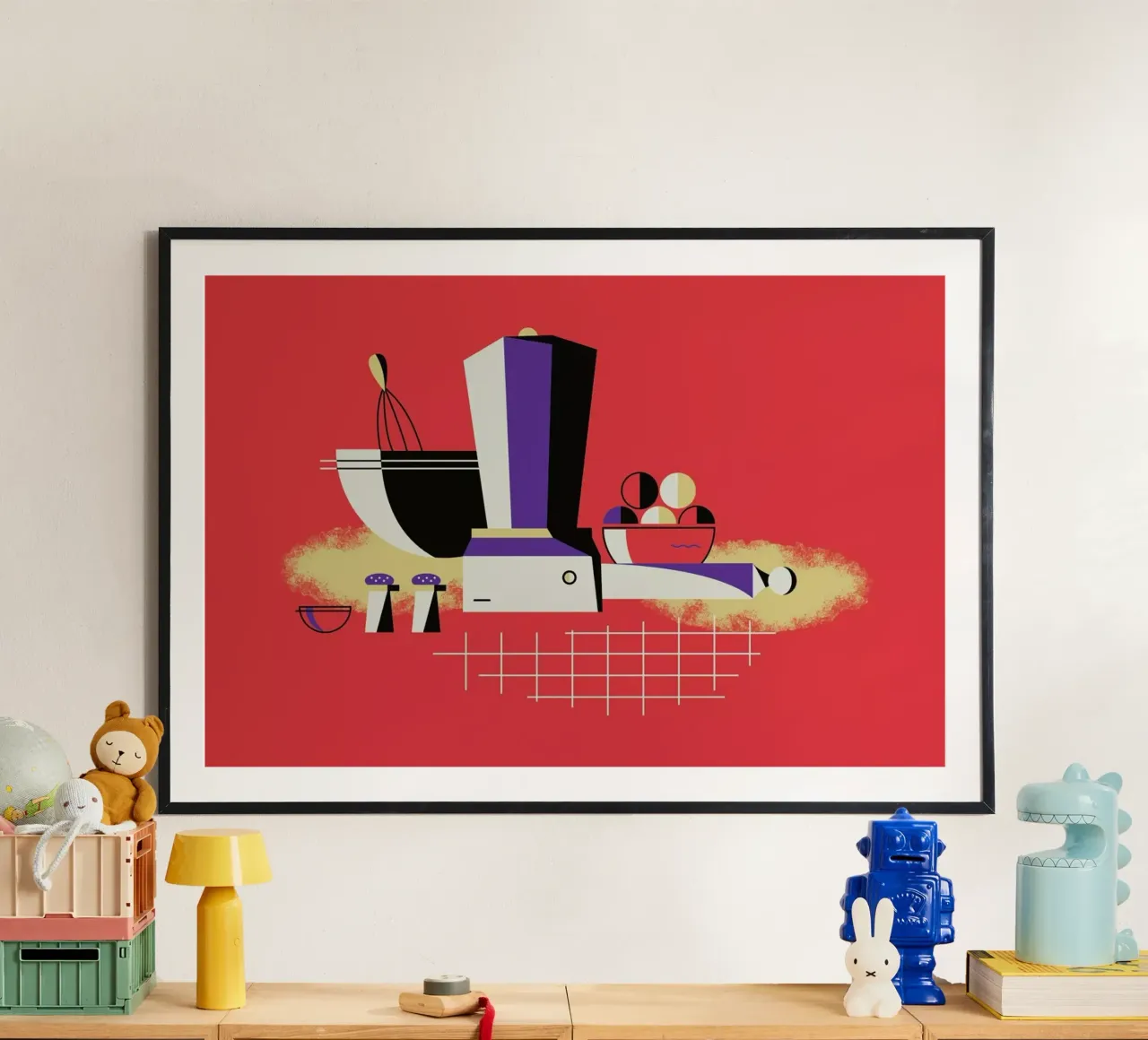 Chef poster con telaio in plastica da Maz