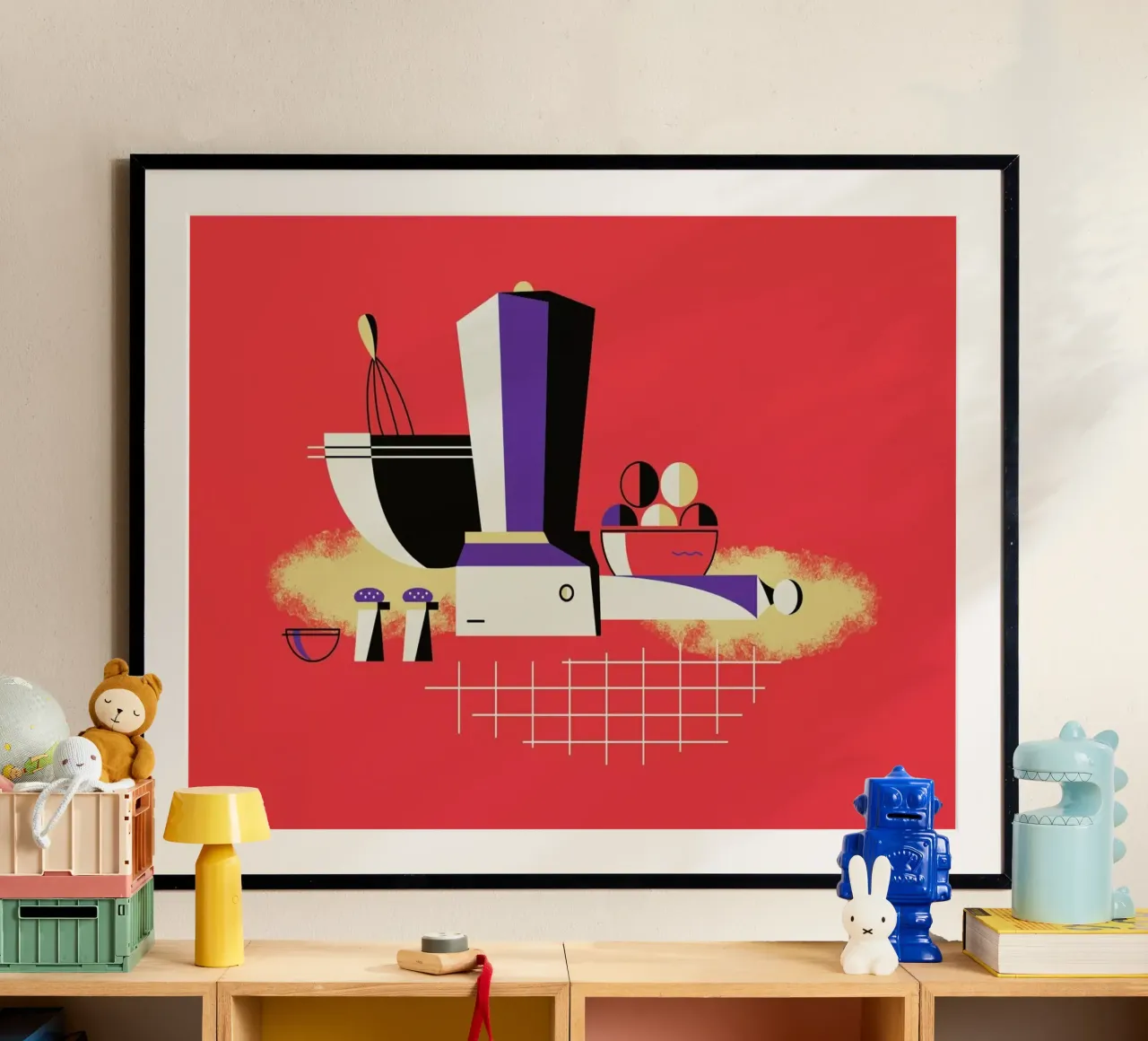 Chef poster con telaio in plastica da Maz