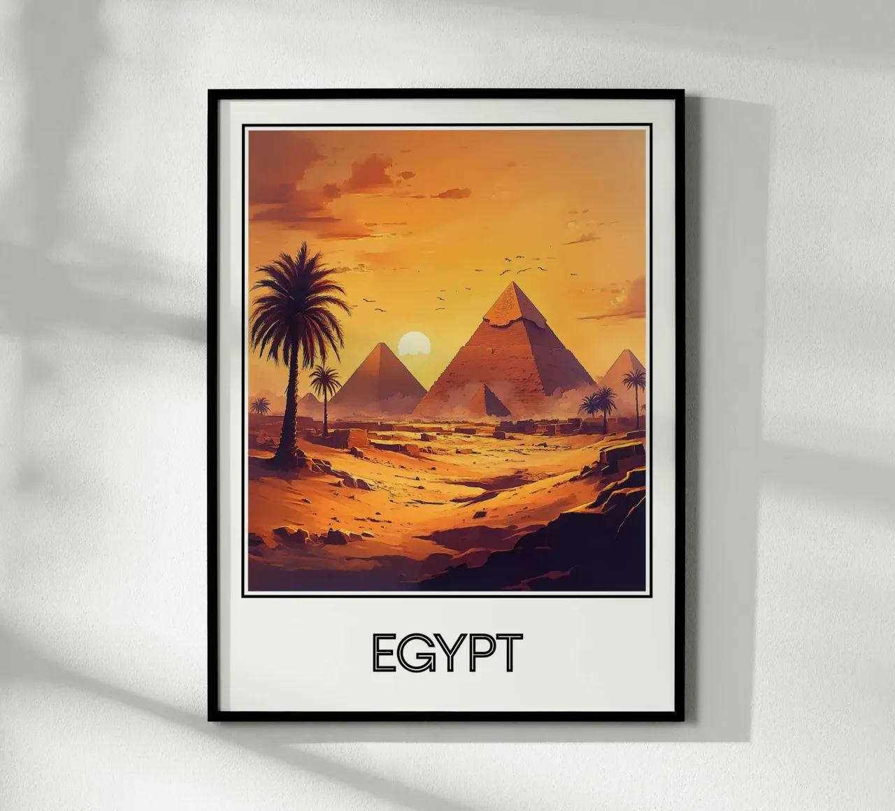 Egitto poster con telaio in alluminio da Frame the World