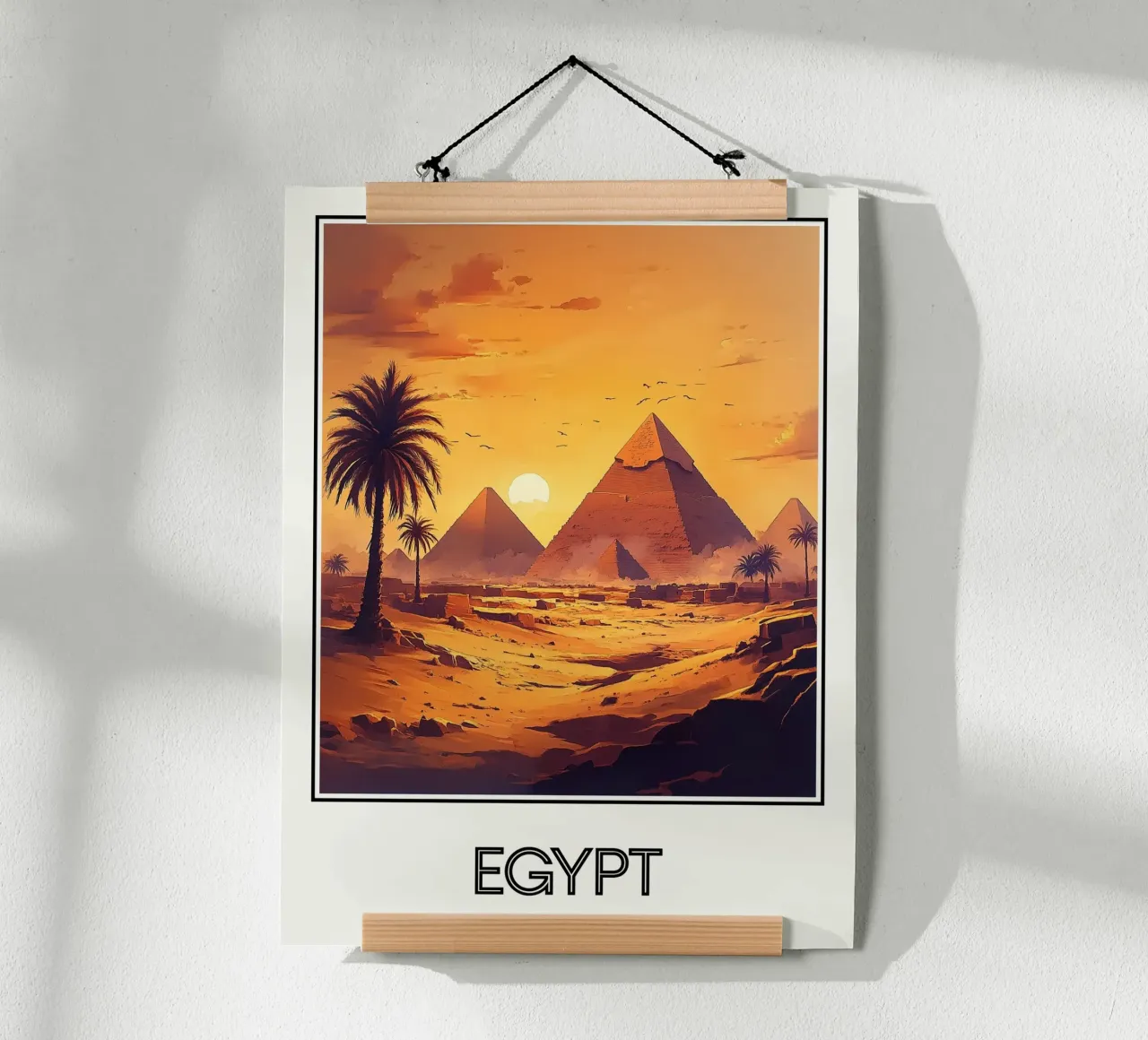 Egitto poster con telaio in alluminio da Frame the World