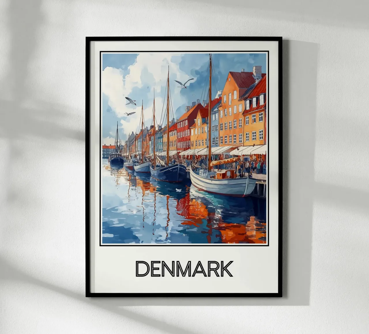 Danimarca carta hahnemühle da Frame the World