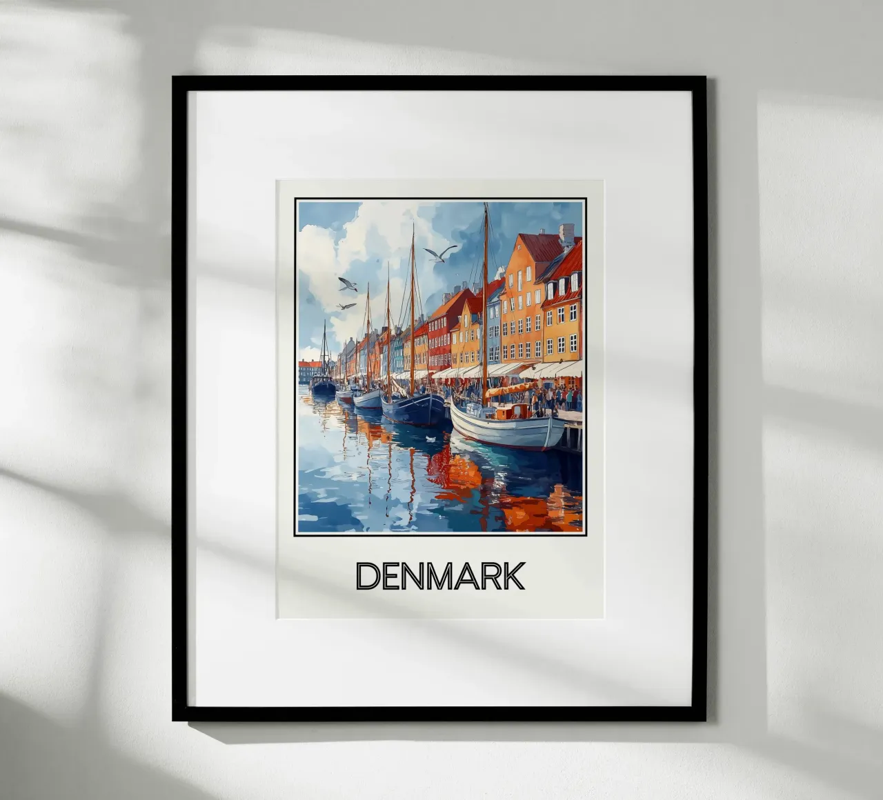 Danimarca carta hahnemühle da Frame the World
