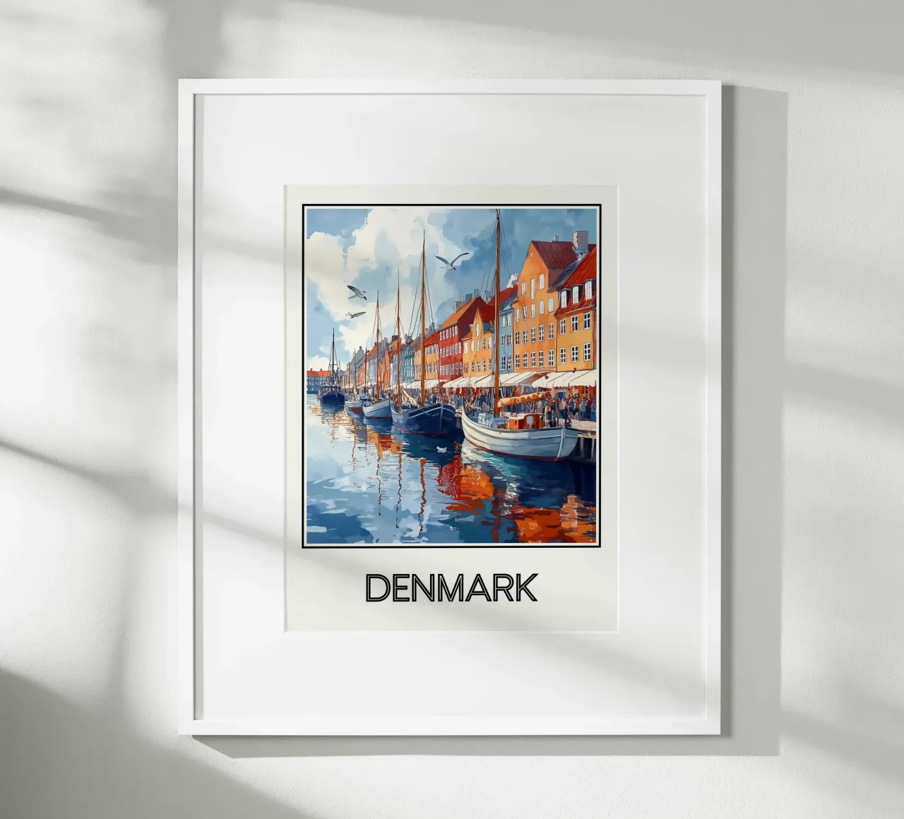 Danimarca carta hahnemühle da Frame the World