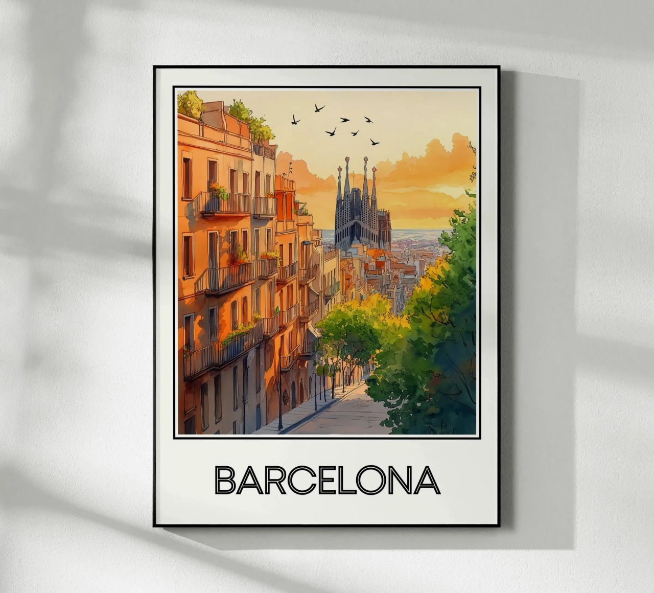 Barcelone plexiglass da Frame the World