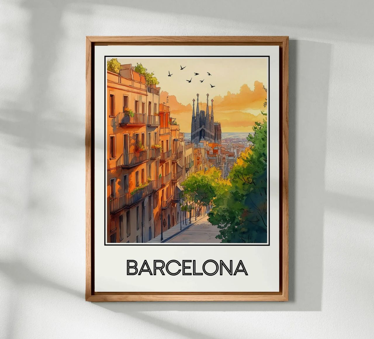 Barcelone alluminio dibond da Frame the World