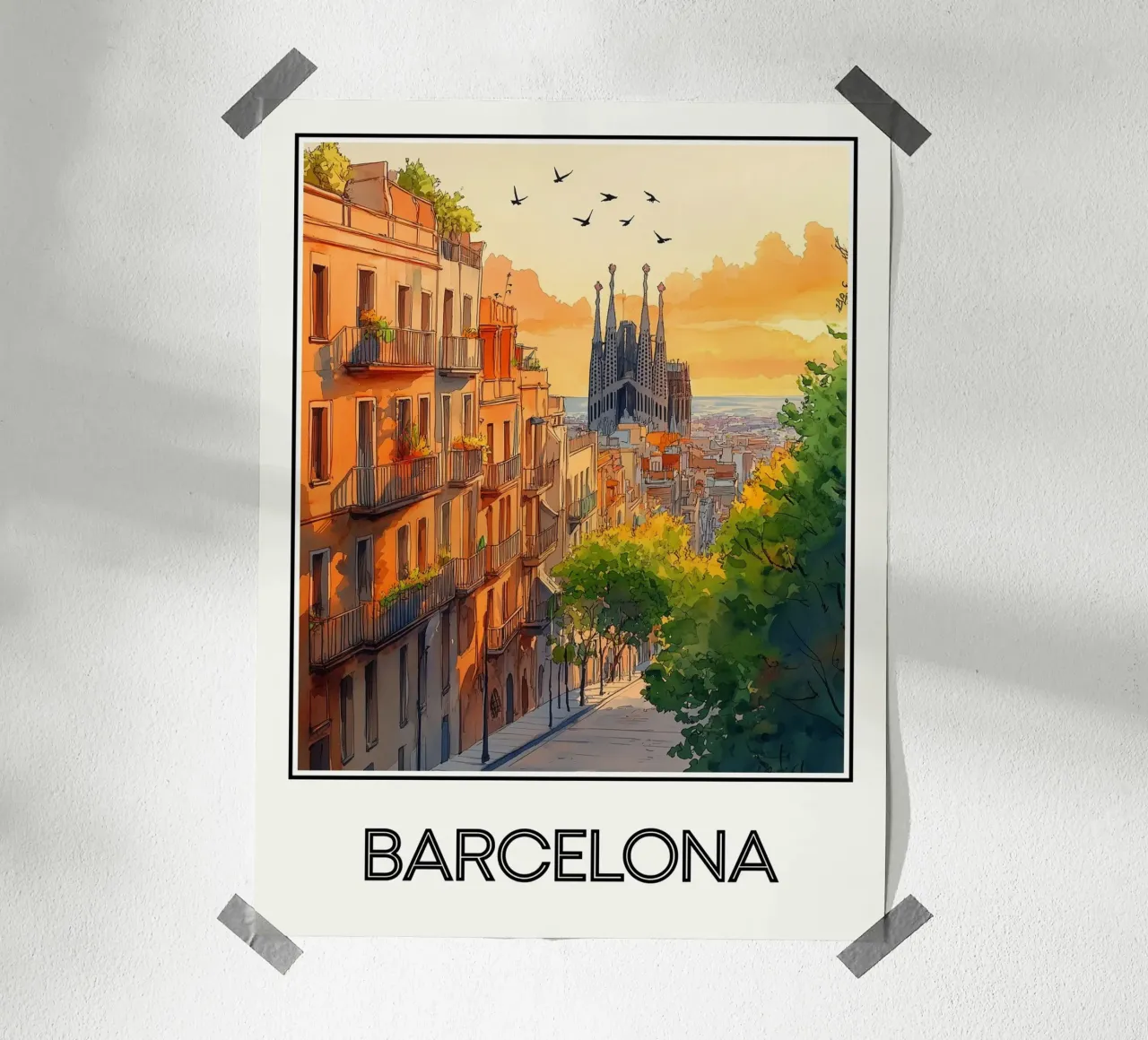 Barcelone hahnemühle de Frame the World