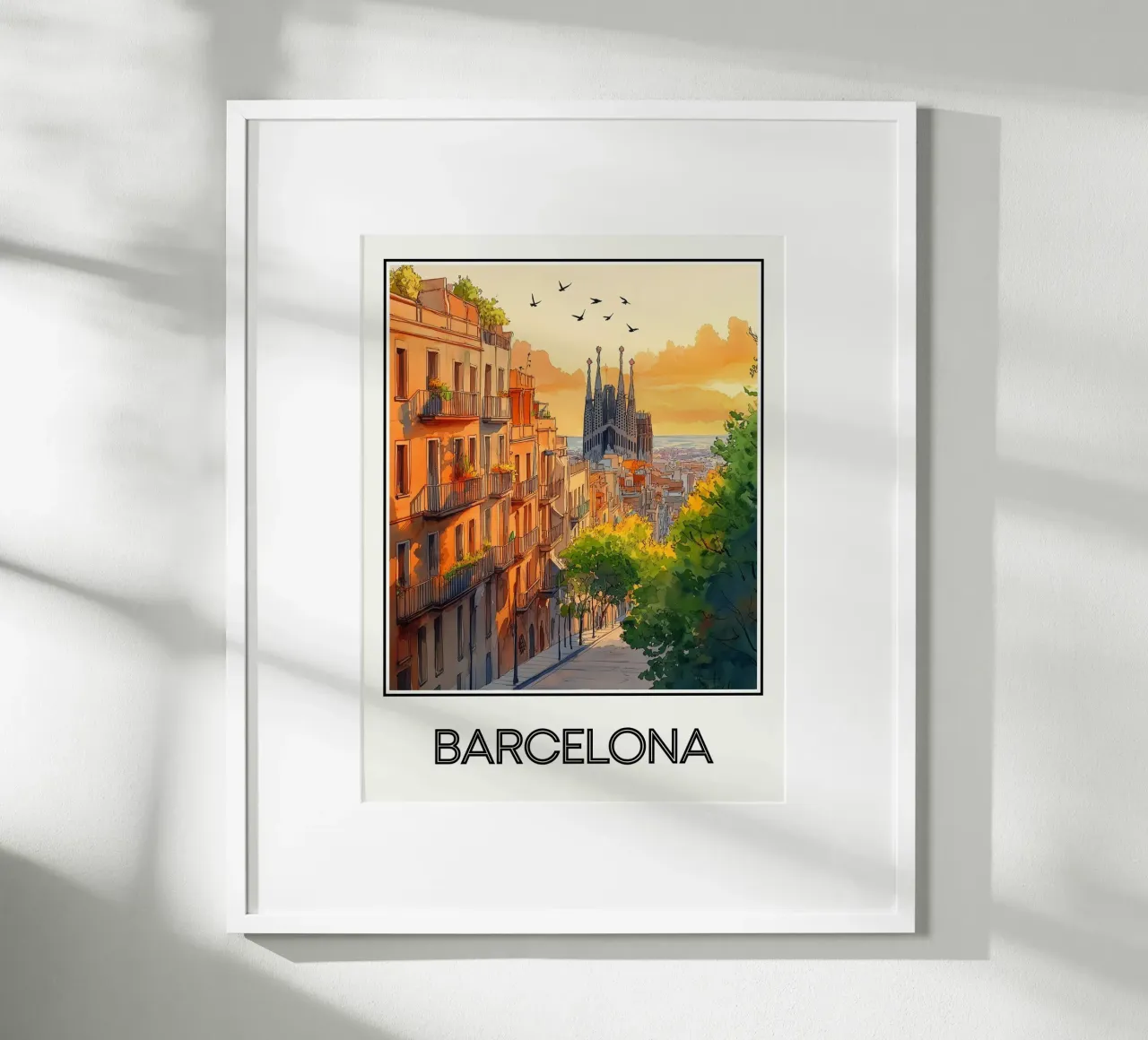 Barcelone carta hahnemühle da Frame the World