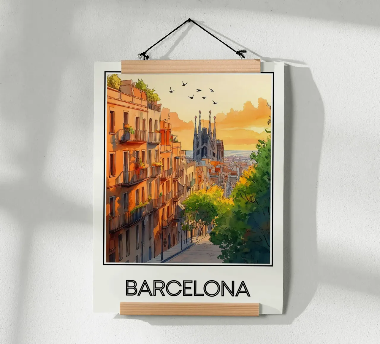 Barcelone carta hahnemühle da Frame the World