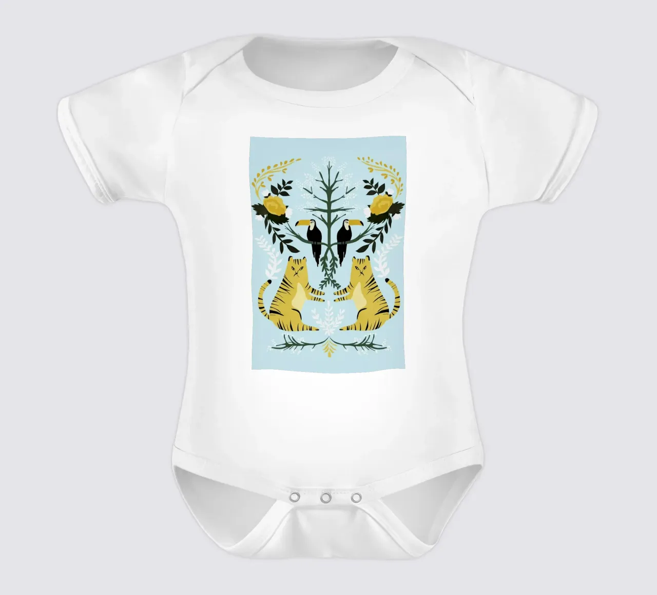 Lions body neonato maniche corte da Amalia Restrepo