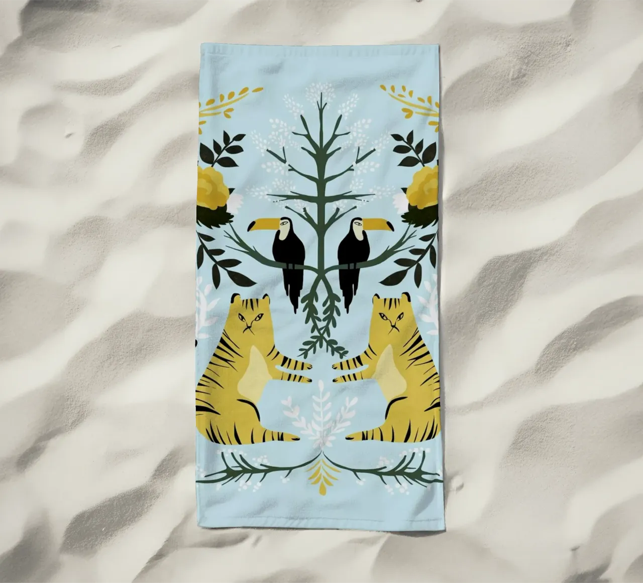 Lions Strandtuch von Amalia Restrepo