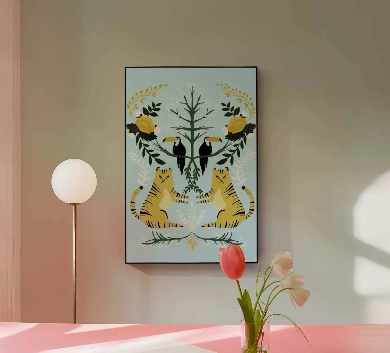 Lions plexiglass da Amalia Restrepo