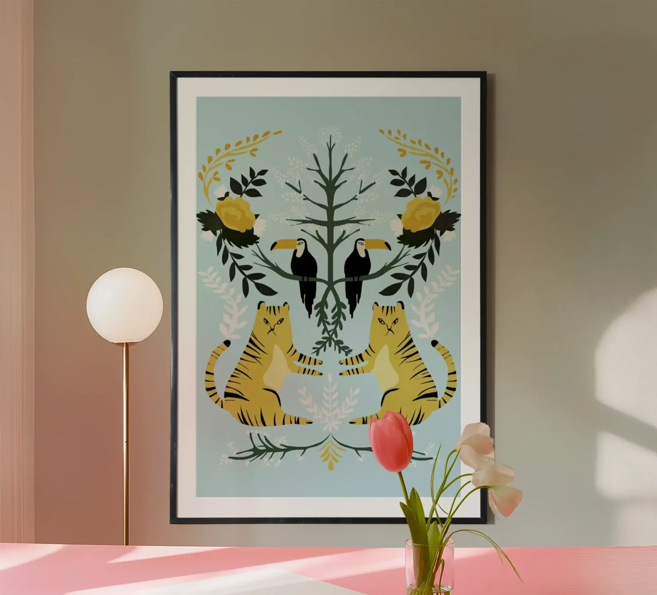 Lions poster da Amalia Restrepo