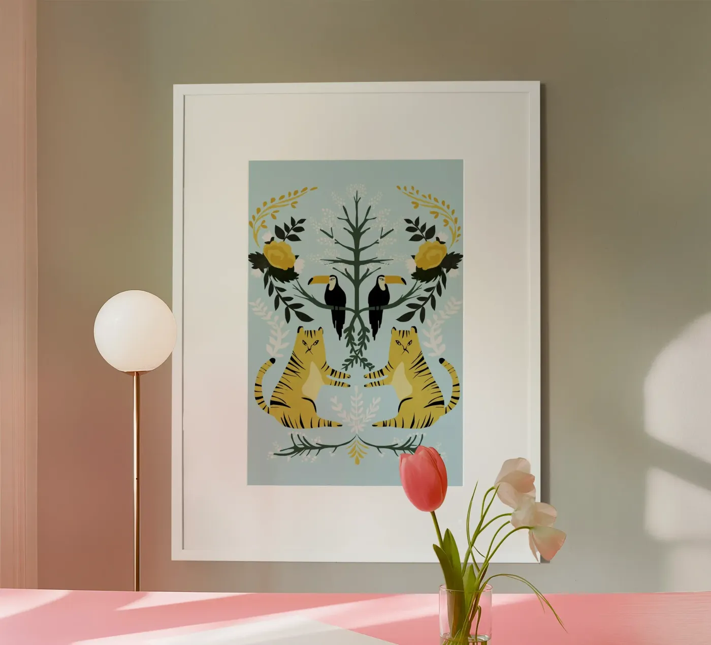 Lions Poster von Amalia Restrepo