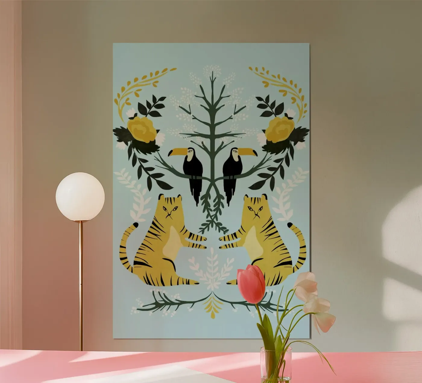 Lions Poster von Amalia Restrepo