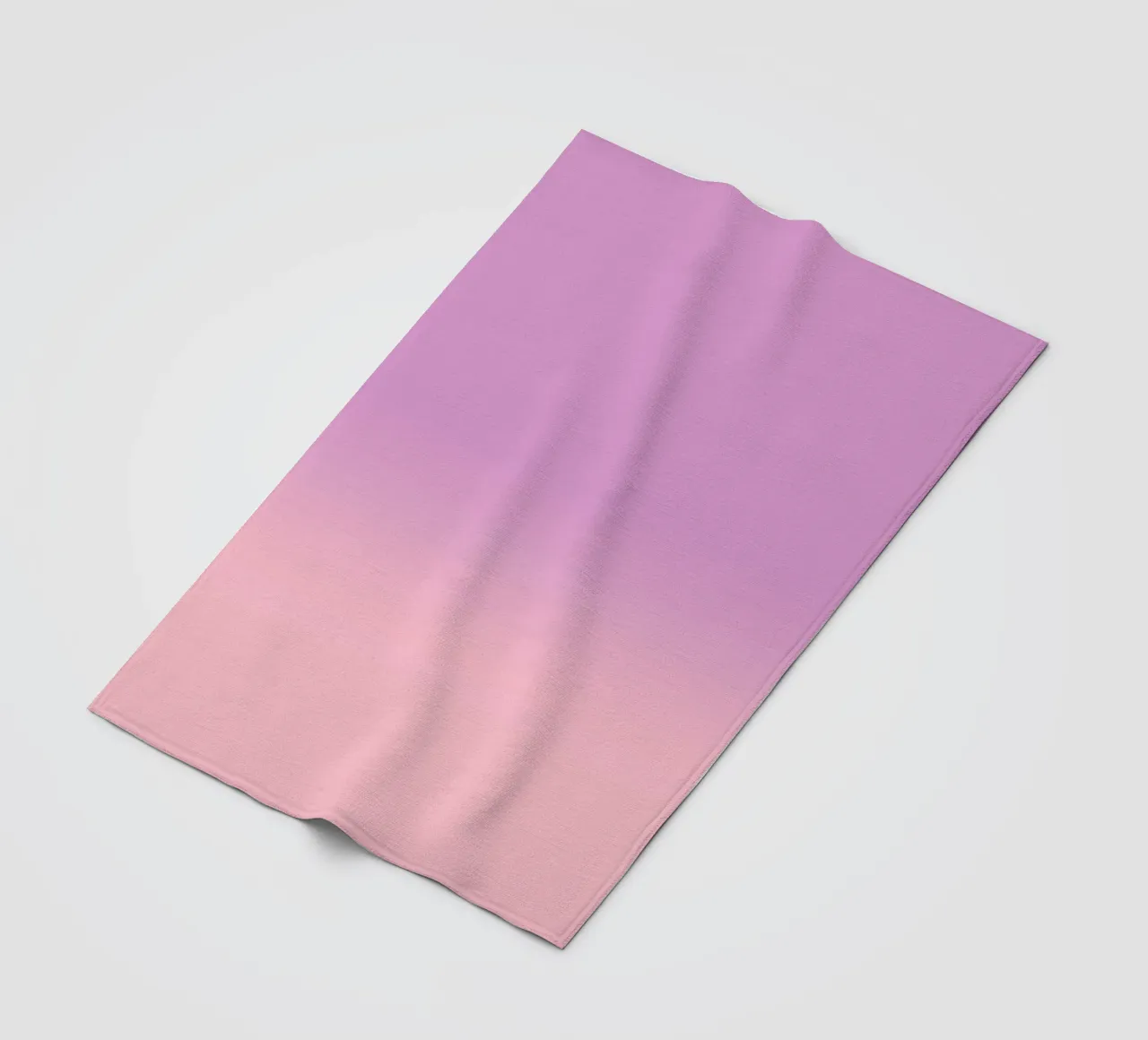 Fade Gradient Lila Rosa Pastell coperta in pile da BAINAI