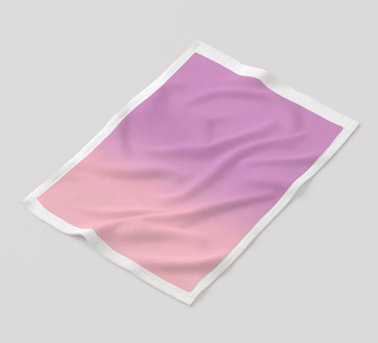 Fade Gradient Lila Rosa Pastell coperta in pile da BAINAI