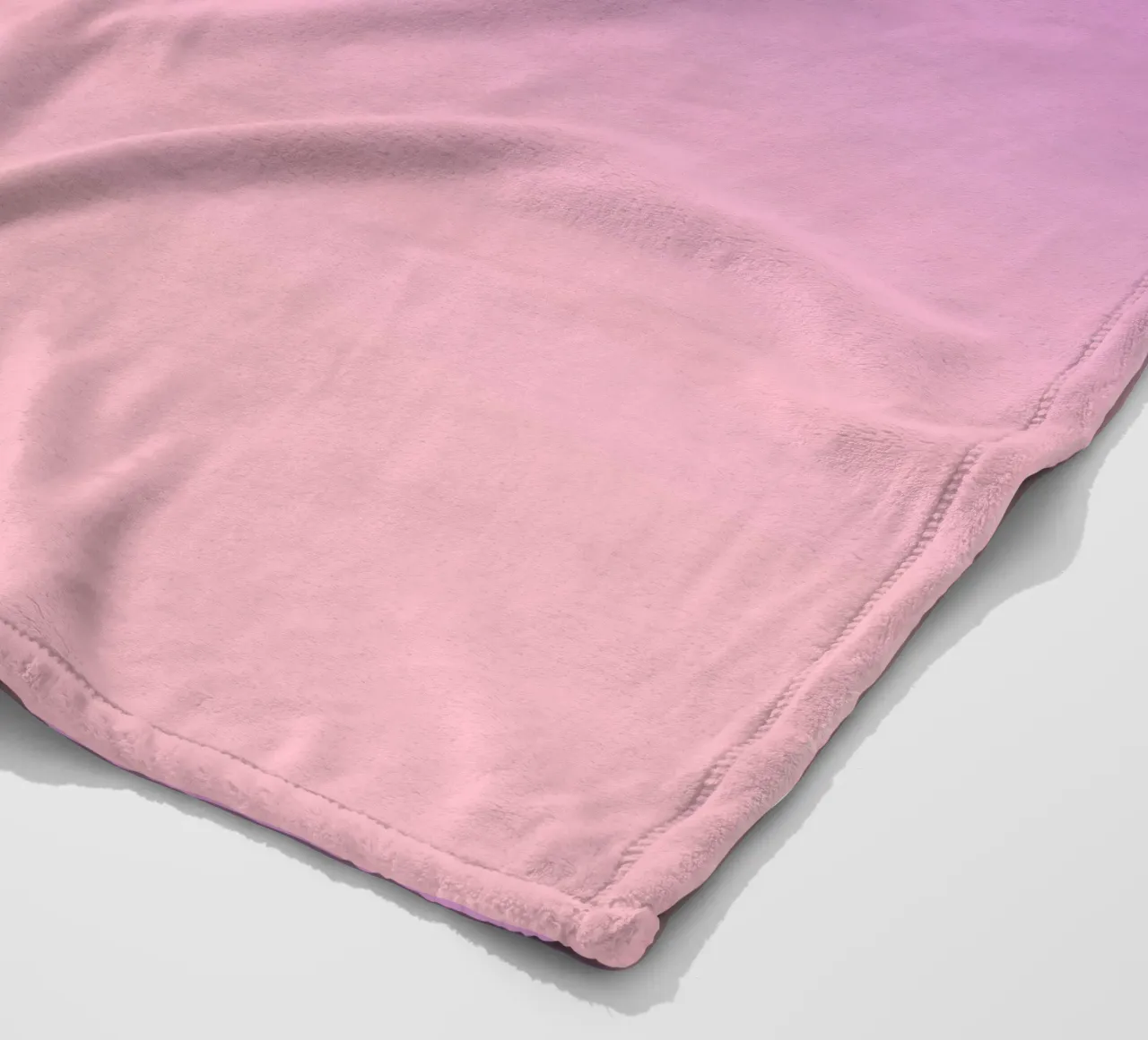 Fade Gradient Lila Rosa Pastell coperta in pile da BAINAI