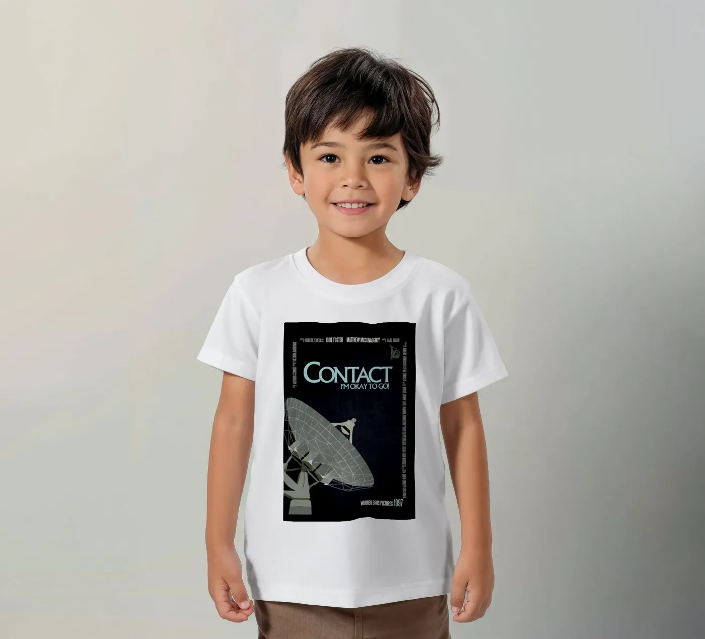 Contact t-shirt bambini da Aycan Elijah Yilmaz