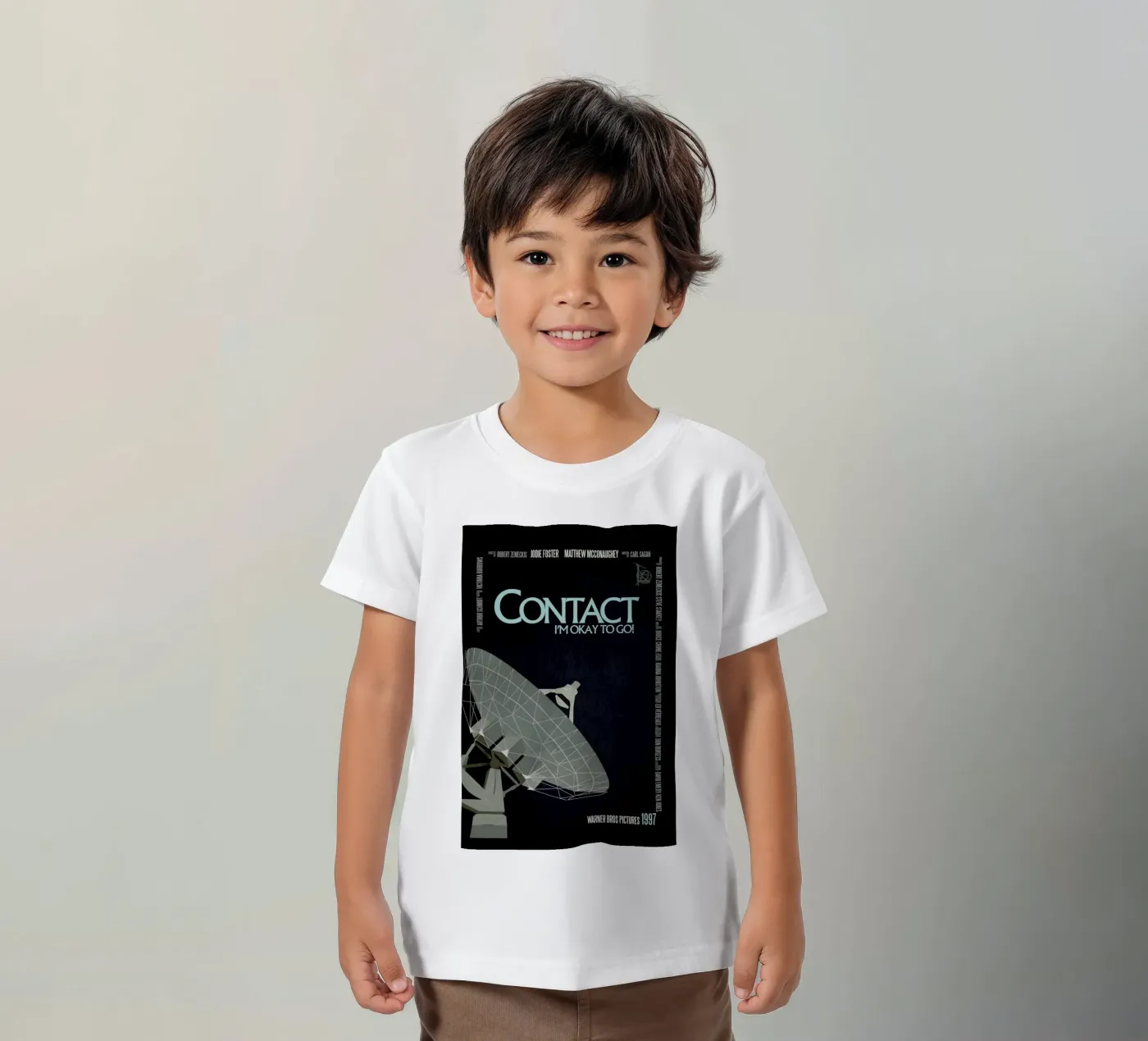 Contact t-shirt bambini da Aycan Elijah Yilmaz