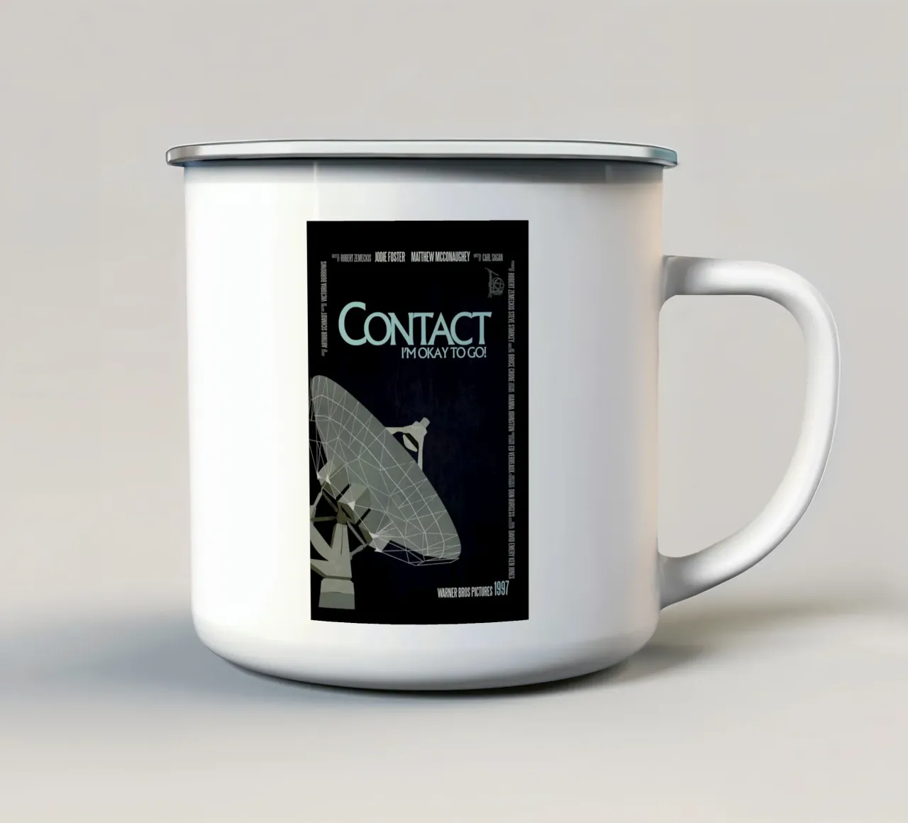 Contact tazza in smalto da Aycan Elijah Yilmaz