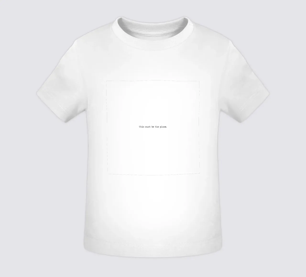 Questo deve essere il luogo della tipogafia maglietta neonato da Summer Soul Co. - Quotes
