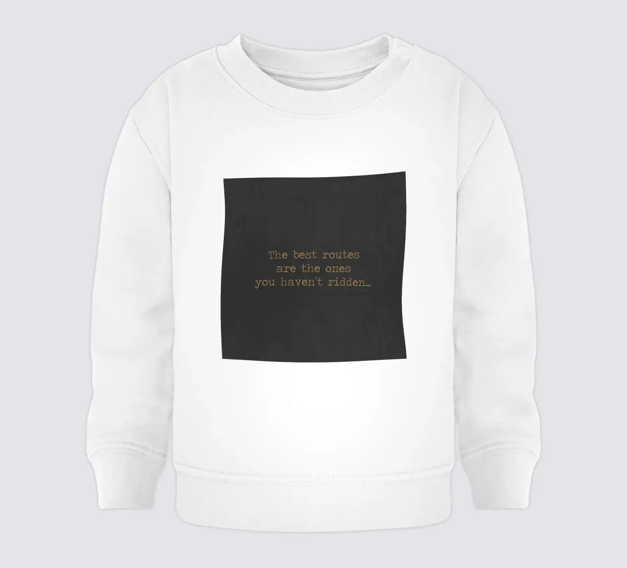 Las mejores rutas son las que no has recorrido Cita sudadera de bebé de Summer Soul Co. - Quotes