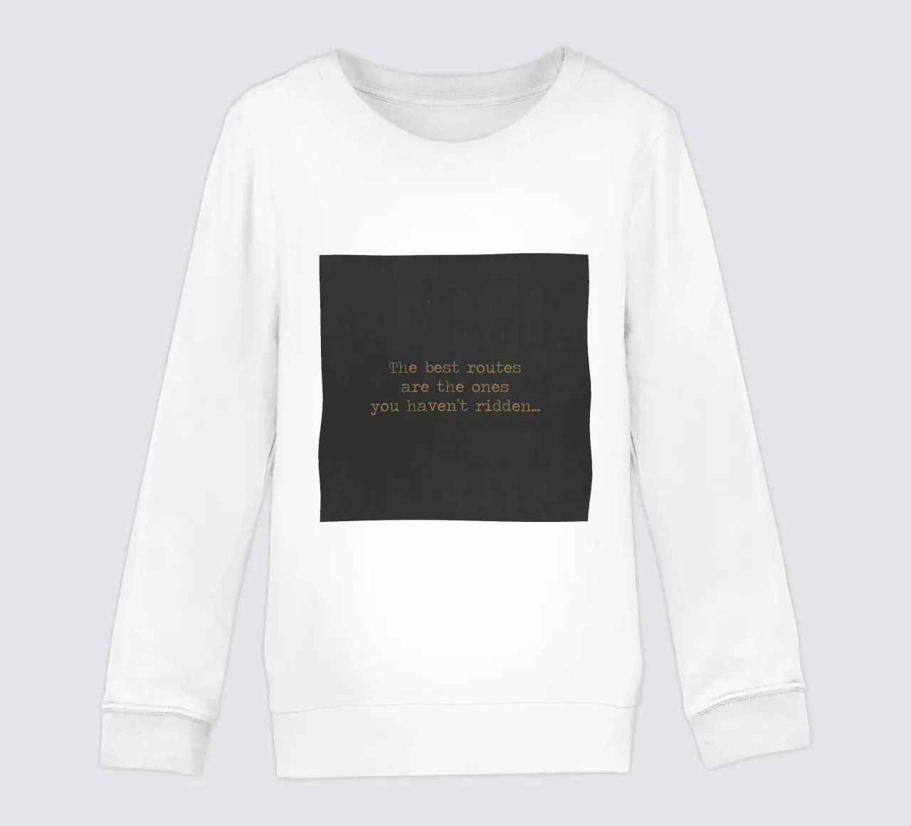 Las mejores rutas son las que no has recorrido Cita sudadera para niño de Summer Soul Co. - Quotes