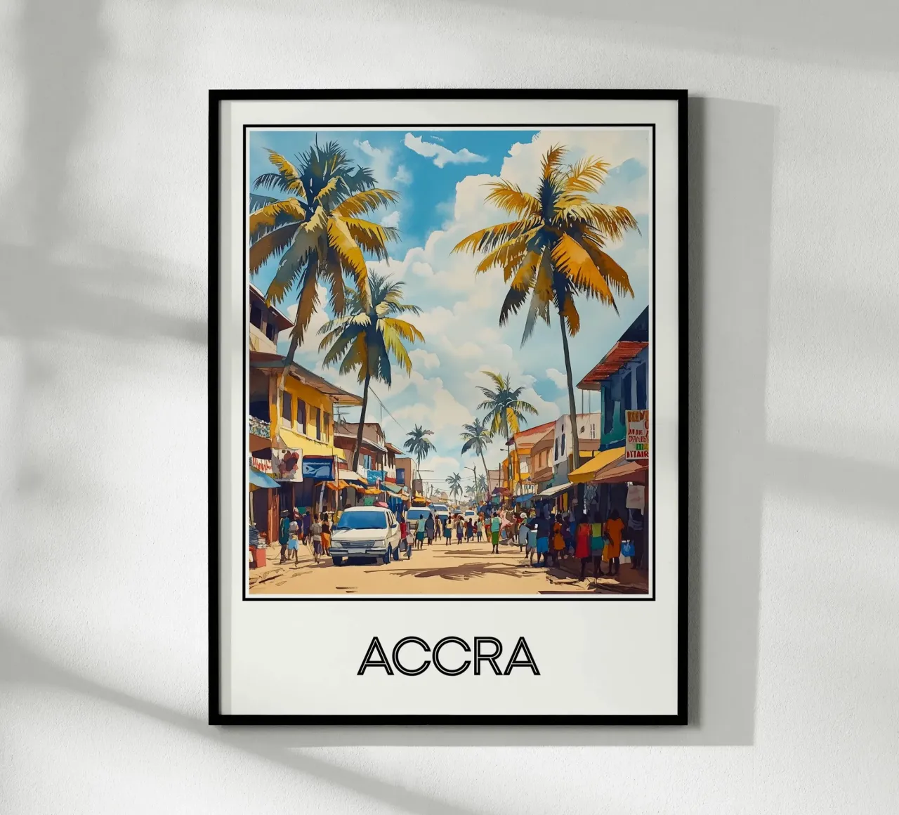 Accra poster da Frame the World