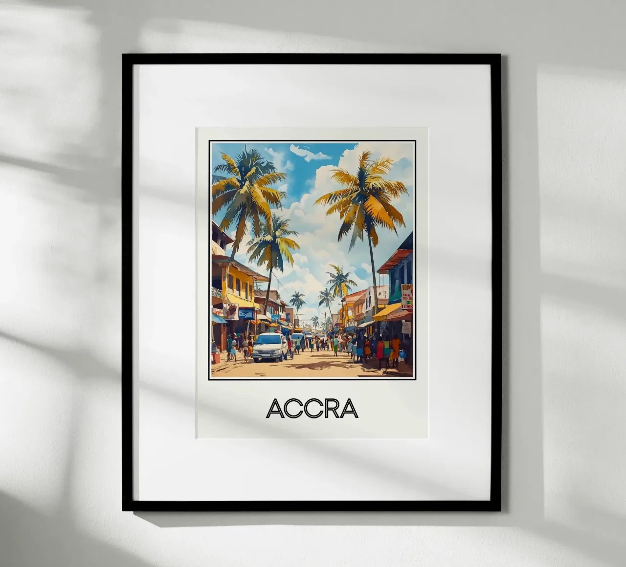 Accra poster da Frame the World