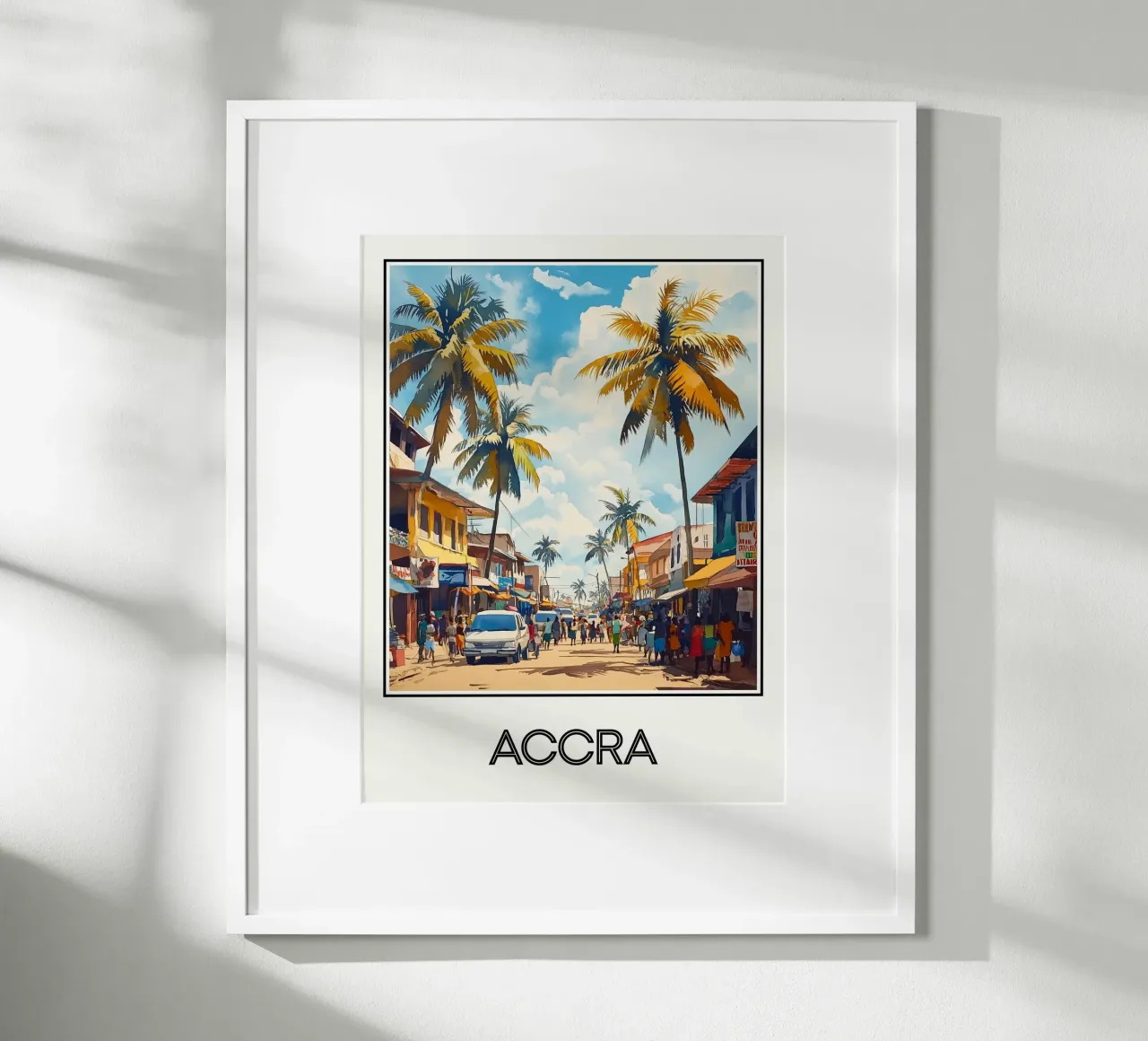Accra poster da Frame the World