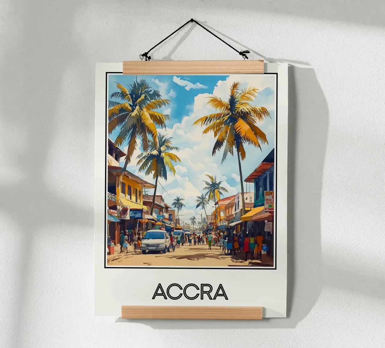 Accra poster da Frame the World