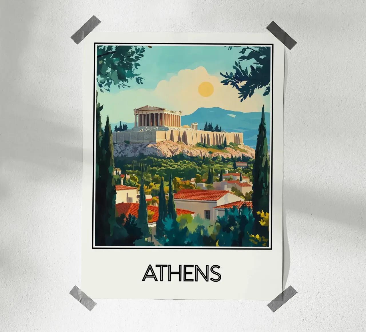Atene carta hahnemühle da Frame the World
