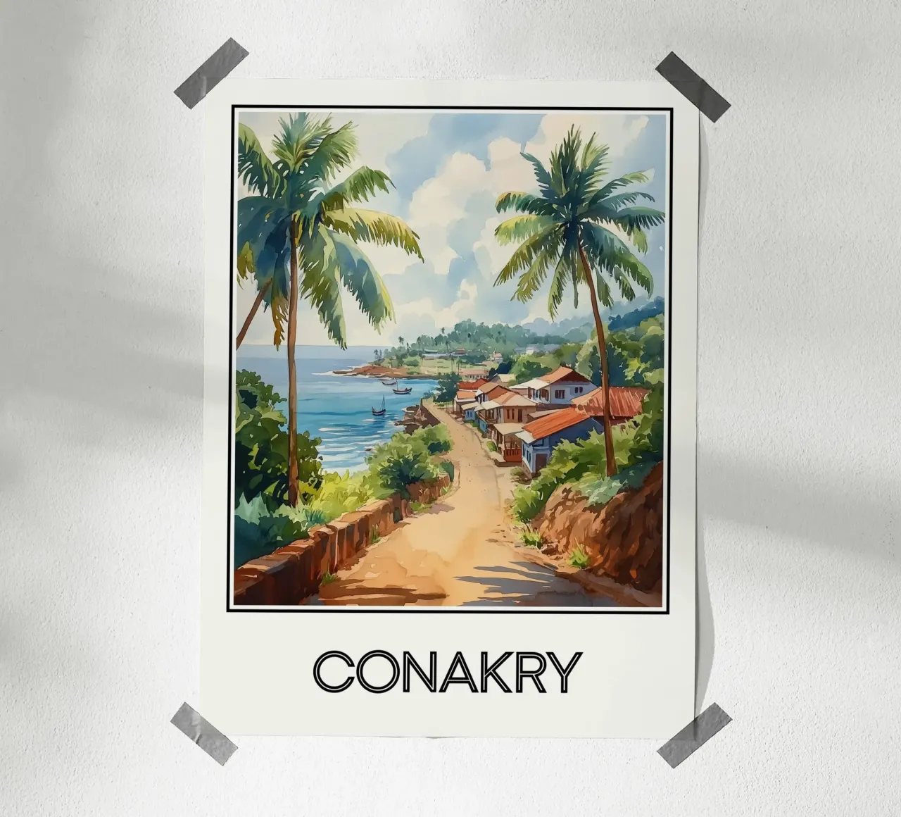 Conakry poster da Frame the World